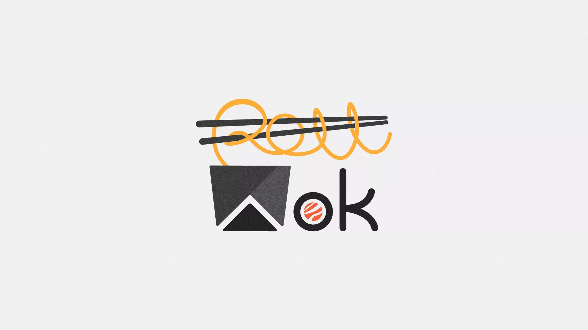 Разработка логотипа в Холмске для суши-бара «Roll Wok Club» Разработка логотипа в Холмске для суши-бара «Roll Wok Club»